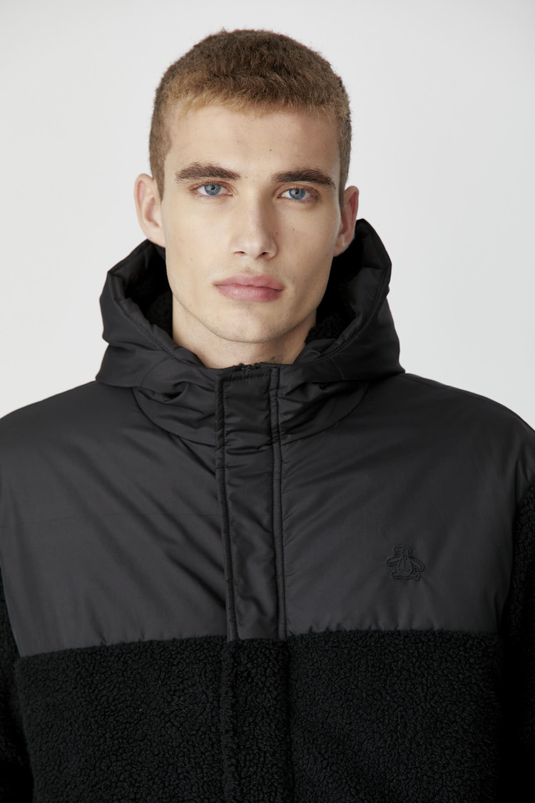 Quilted Block Sherpa Jkt