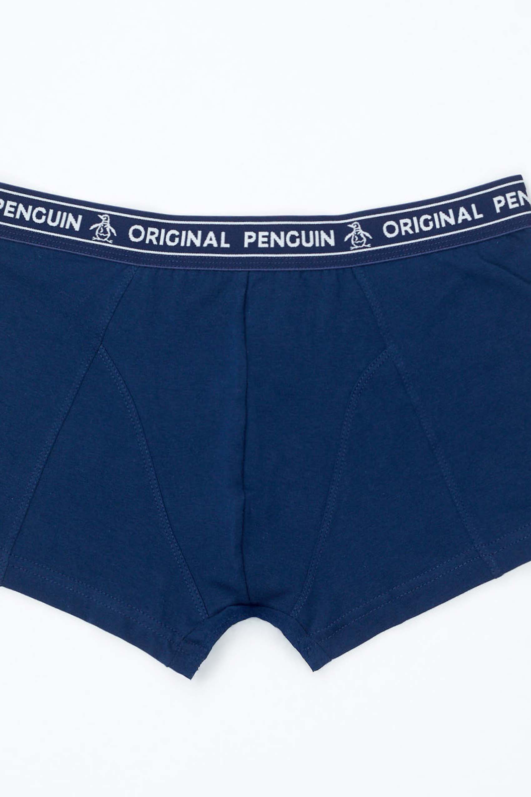 Boxer de hombre liso azul