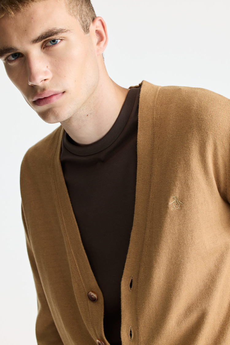 Solid Button Cardigan